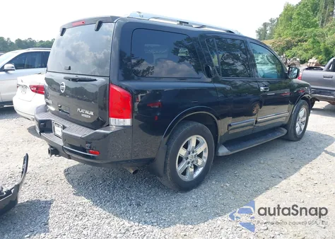 2011 Nissan Armada Platinum из США, поврежденный, VIN 5N1BA0ND7BN612585